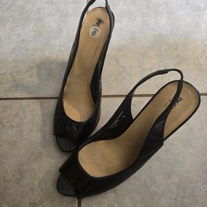 Mossimo Supply Co. Black Peep Toe Heels